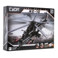 Klocki techniczne CaDA 989 el. Zdalnie sterowany Helikopter WZ-10 śmigłowiec bojowy C61005W