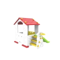 Domek dla dzieci Zjeżdżalnia 3w1 czerwony Dach CHD-501