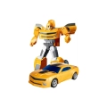 Robot zmieniający się w auto sportowe żółte D622-E501A
