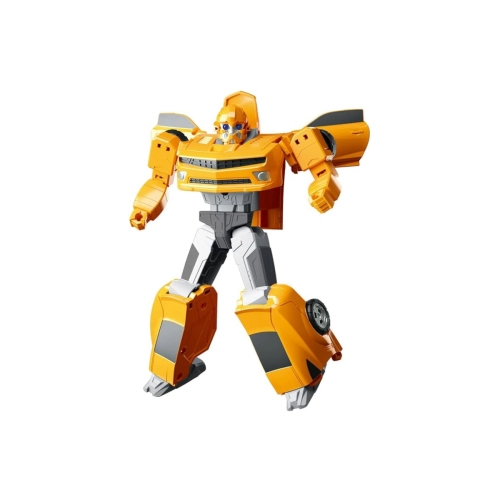 Robot zmieniający się w auto sportowe żółte D622-E501A