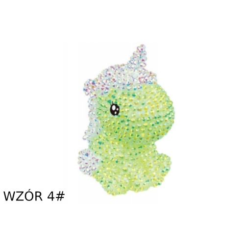 Zestaw Kreatywny DIY Wyklejanka Diamentowa Brelok Jednorożec MIX Wzorów DD126
