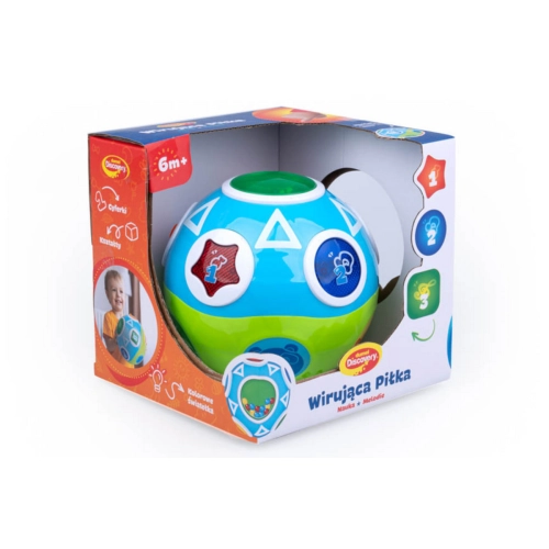 Zabawka do raczkowania Wirująca Piłka Dumel DD50372