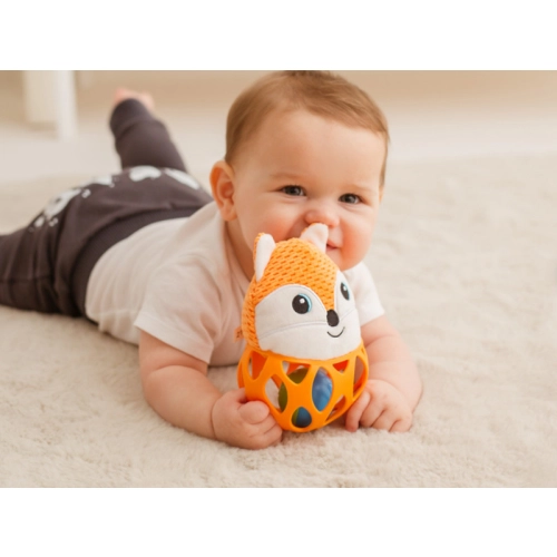 Piłka Grzechotka Lis Dumel Balibazoo DD80846