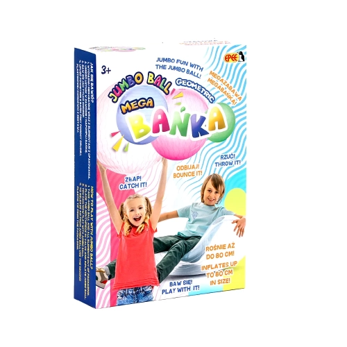 MegaBańka Geometric różowa EPEE 04315