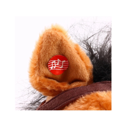 Konik Na Biegunach z dźwiękami - jasny brąz