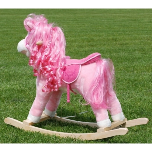 Różowy Konik na biegunach dźwięki FDRK110.R