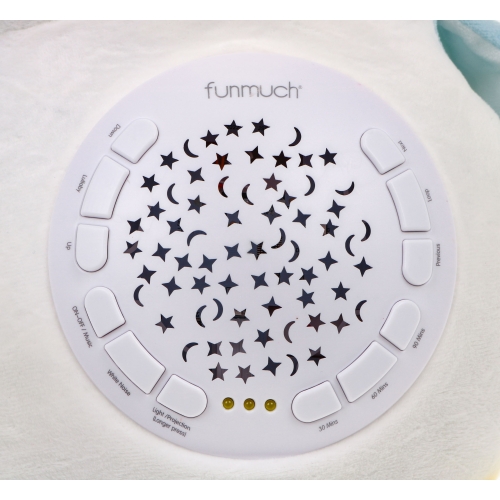 Pingwin uspokajacz 3w1 Projektor pozytywka przytulanka Zabawka sensoryczna FM666-33