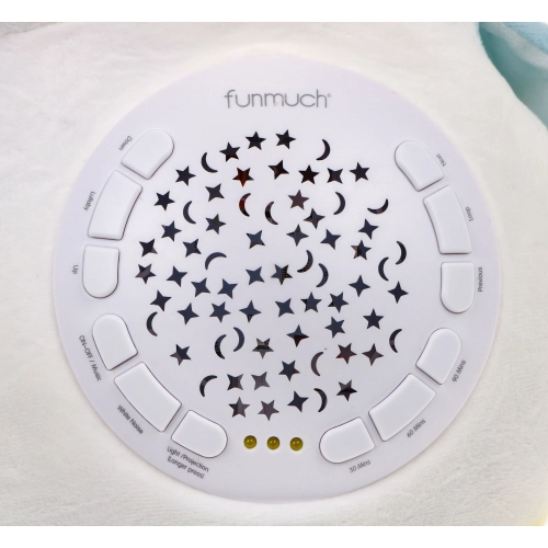 Pingwin uspokajacz 3w1 Projektor pozytywka przytulanka Zabawka sensoryczna FM666-33