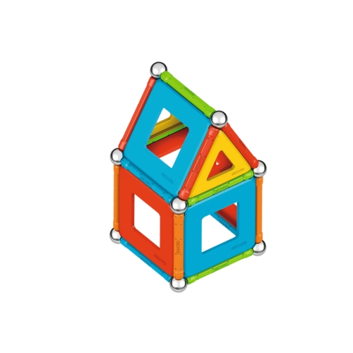 Klocki Magnetyczne GEOMAG 78el. Supercolor Panels Recycled G379