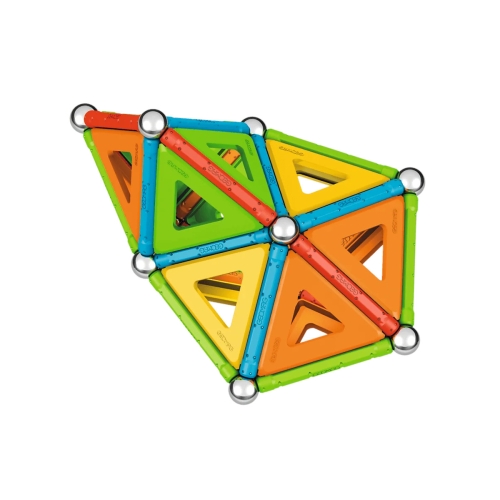 Klocki Magnetyczne GEOMAG 78el. Supercolor Panels Recycled G379