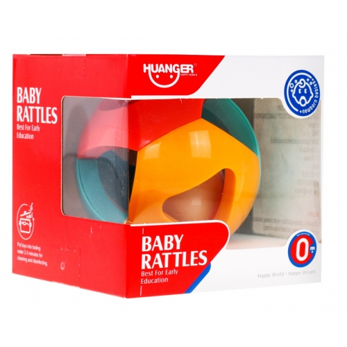 Sensoryczna kula Grzechotka dla niemowląt HE0142