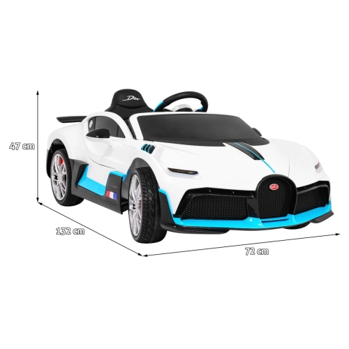 Pojazd na akumulator Bugatti Divo Biały HL338