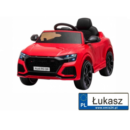 Pojazd na akumulator Audi RS Q8 Czerwony HL518