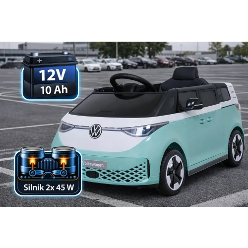 Autko dla dzieci Volkswagen ID BUZZ Niebieski HL718.NIE