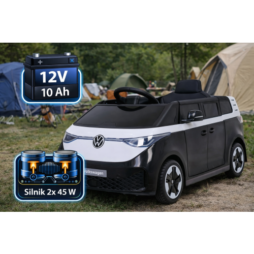 Autko dla dzieci Volkswagen ID BUZZ Czarny HL718.CZ
