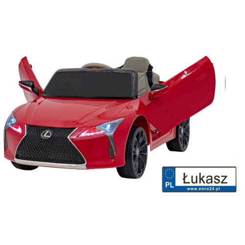 Autko na akumulator dla dzieci Lexus LC500 Czerwony JE1618.CR