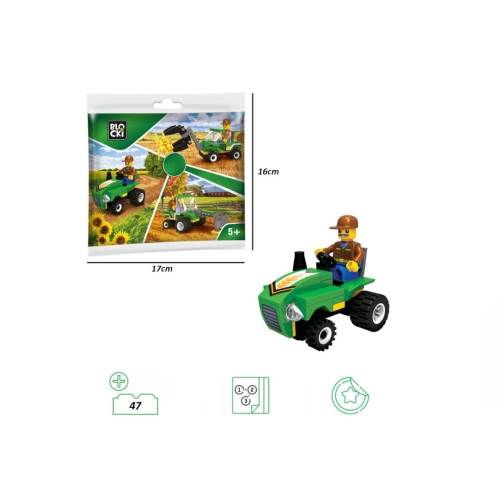 Klocki BLOCKI MyFarm Saszetka Traktor KB0341