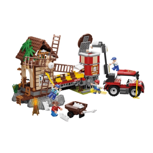 Klocki BLOCKI MyFarm Młyn 537el.. KB0350