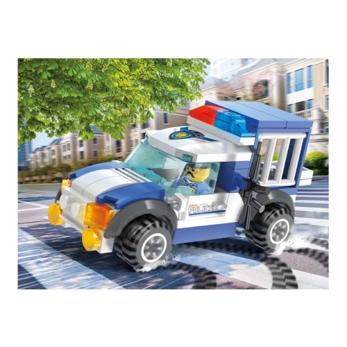 Klocki BLOCKI MyPolice Radiowóz 2w1 86el KB0657