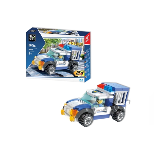 Klocki BLOCKI MyPolice Radiowóz 2w1 86el KB0657