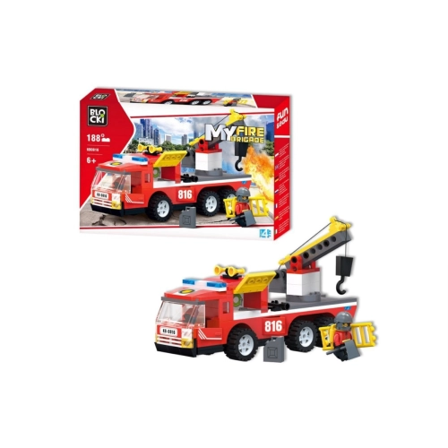 MyFireBrigade Wóz strażacki z hakiem holowniczym KB0816