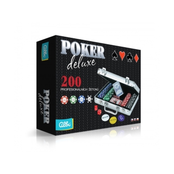 Gra Poker Deluxe 200 żetonów Albi P50