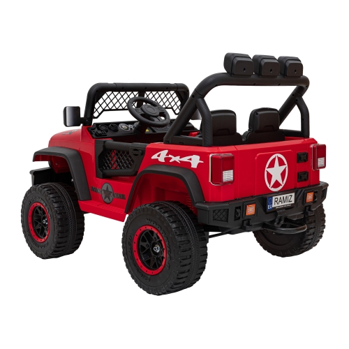 Autko terenowe Geoland Power dwuosobowy Czerwony 2x200W PA.BRD-2108.CR