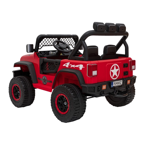 Autko terenowe Geoland Power dwuosobowy Czerwony 2x200W PA.BRD-2108.CR