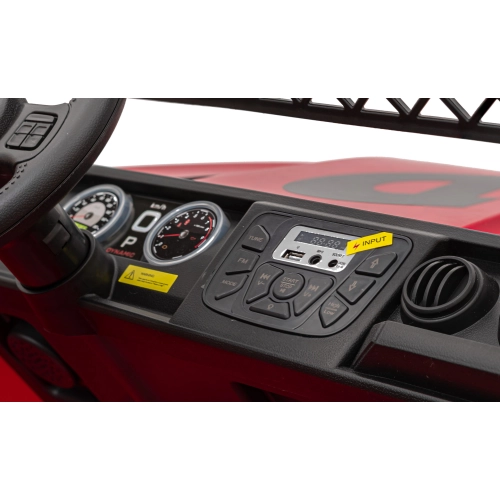 Autko terenowe Geoland Power dwuosobowy Czerwony 2x200W PA.BRD-2108.CR