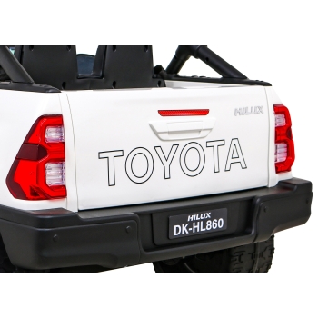 Pojazd na akumulator dla dzieci Toyota Hilux Napęd 4x4 Biały PA.DK-HL860.BIA