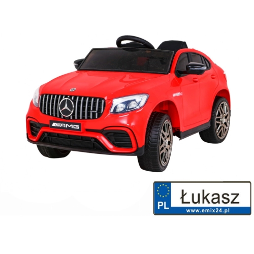 Auto Mercedes Benz GLC63S Czerwony QLS-5688