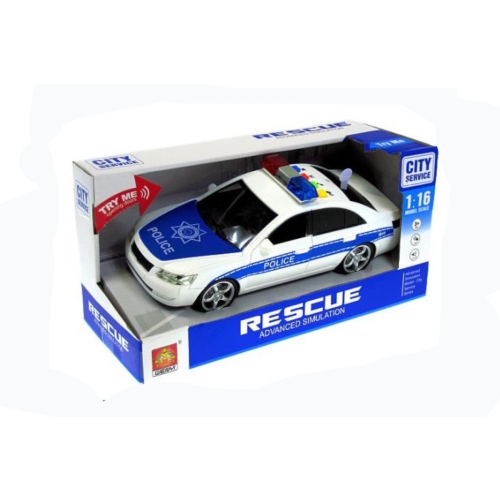 Samochód policyjny z napędem światło dźwięk RJ3370A