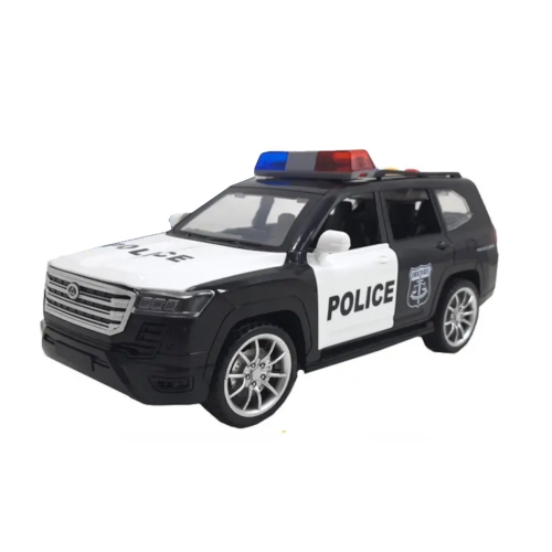 Auto Policja Radiowóz z napędem otwierane drzwi i bagażnik RJ5508B
