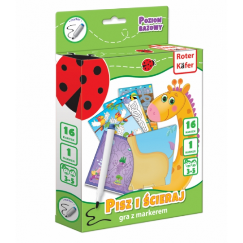 Roter Kafer Gra z markerem «Pisz i ścieraj». Poziom bazowy RK1020-02