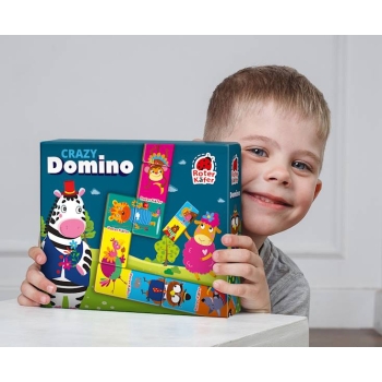 Gra edukacyjna Szalone Domino roter kafer RK1150-02
