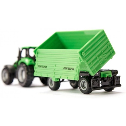 Traktor DEUTZ-FAHR z przyczepą 2-osiową SIKU S1606