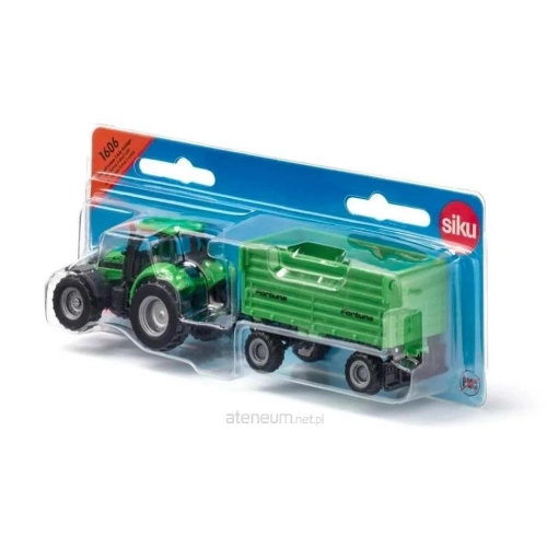 Traktor DEUTZ-FAHR z przyczepą 2-osiową SIKU S1606
