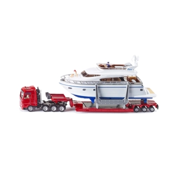 Ciężarówka z jachtem 1:87 SIKU S1849