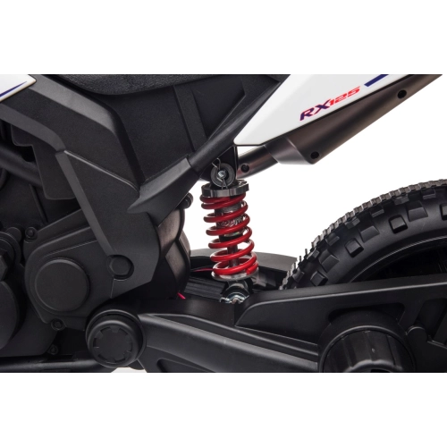 Motor Aprilia RX na Akumulator dla Dzieci – Biały S317Motor Aprilia RX na Akumulator dla Dzieci – Biały S317