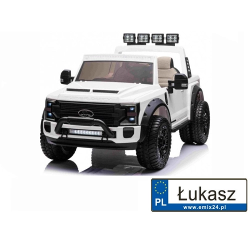 Pojazd Na akumulator Ford Super Duty Biały SX2088