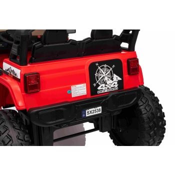 Auto na akumulator Extreme Sport 4x4 Zmienna Wielkość Czerwony SX2539.CR