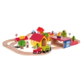 kolejka drewniana dla dzieci