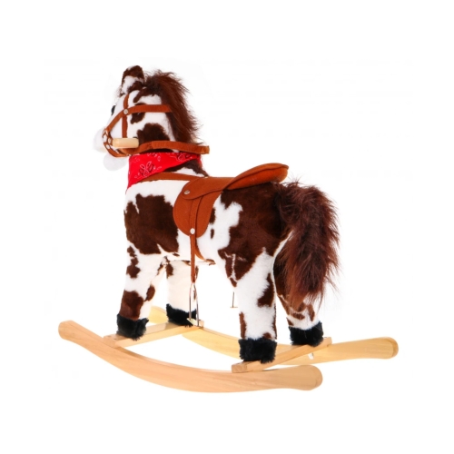 Konik Na Biegunach z dźwiękami - łaciaty