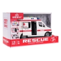 Samochodzik Karetka dla dzieci Ambulans 1:16 Dźwięki i Światło WY590E