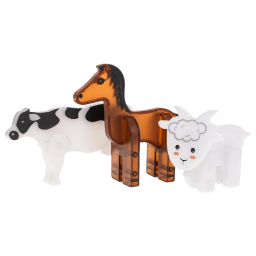 Zestaw Klocki Magnetyczne Farma 46el. X5202