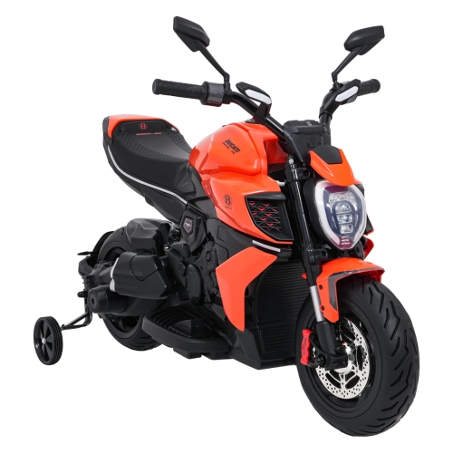 Motorek na akumulator Ducati Diavel x Bentley Pomarańczowy XMX-656.POM