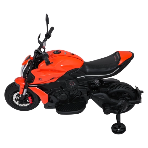 Motorek na akumulator Ducati Diavel x Bentley Pomarańczowy XMX-656.POM