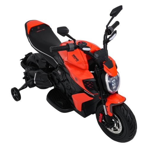 Motorek na akumulator Ducati Diavel x Bentley Pomarańczowy XMX-656.POM
