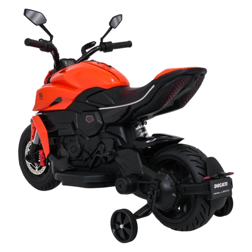 Motorek na akumulator Ducati Diavel x Bentley Pomarańczowy XMX-656.POM