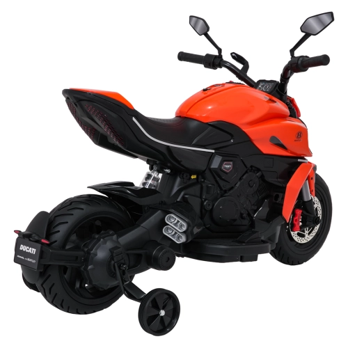 Motorek na akumulator Ducati Diavel x Bentley Pomarańczowy XMX-656.POM